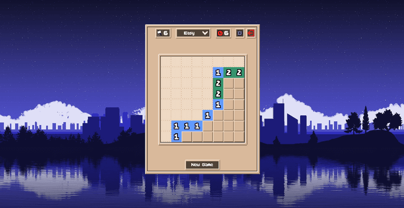 Pixelsweeper gameplay